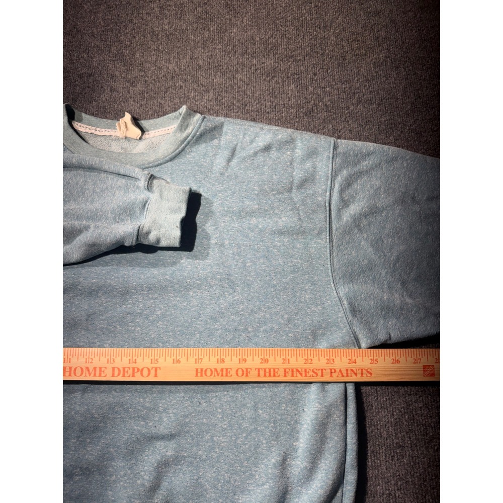 U.S. Vintage Sweatshirt Mens XL Blue Excellent Heathered Crewneck USW9397 - Picture 4 of 9